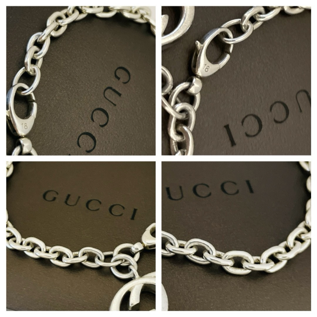 美品☆GUCCI グッチ ブレスレット インターロッキング GG 美品☆GUCCI グッチ ブレスレット インターロッキング GG