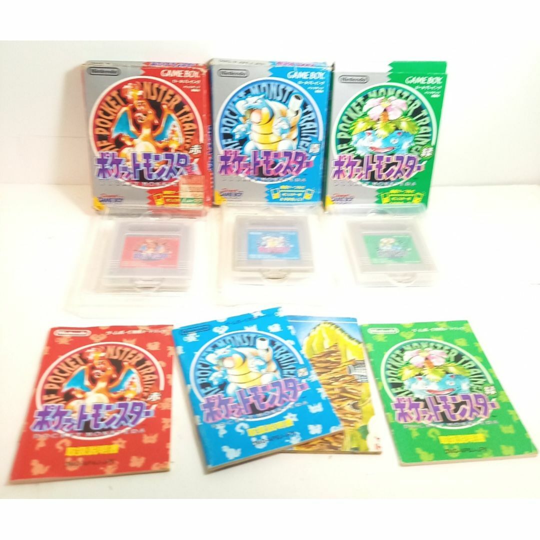 ゲームボーイ - 【全て箱、説明書付属】 ポケモン 赤青緑黄金銀 ゲームボーイ - 【全て箱、説明書付属】 ポケモン 赤青緑黄金銀