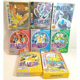 ゲームボーイ - 【全て箱、説明書付属】 ポケモン 赤青緑黄金銀 ゲームボーイ - 【全て箱、説明書付属】 ポケモン 赤青緑黄金銀