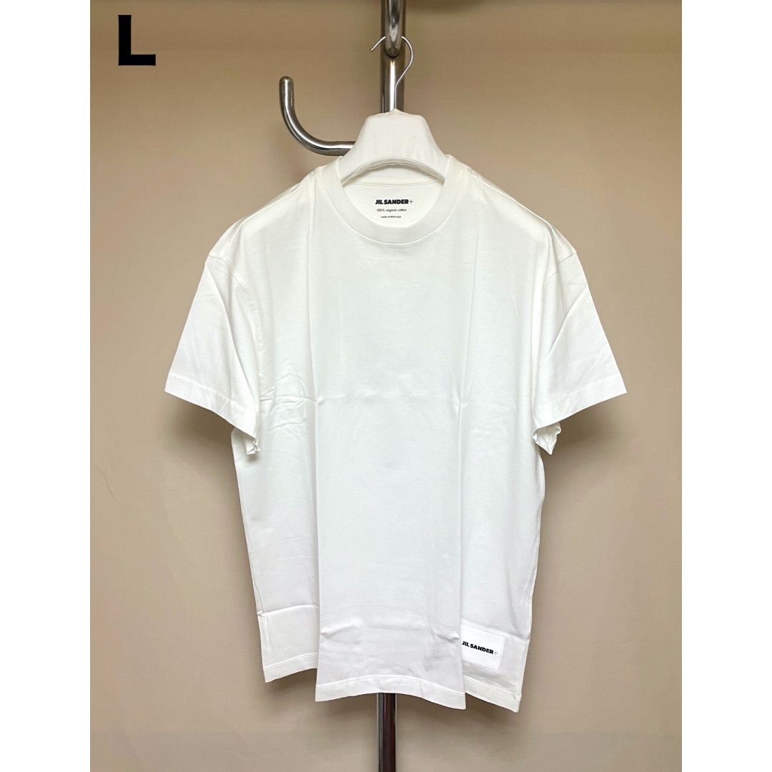 JIL SANDER - 新品 L JIL SANDER 24ss パックTシャツ バラ 白 17222