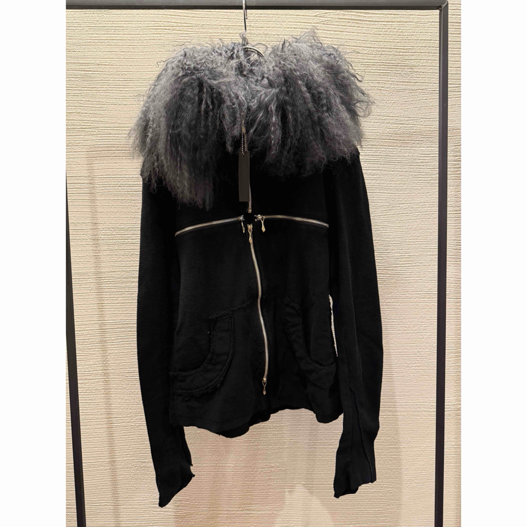 14th Addiction - 14th addiction cross leather fur hoodieの 14th Addiction - 14th addiction cross leather fur hoodieの