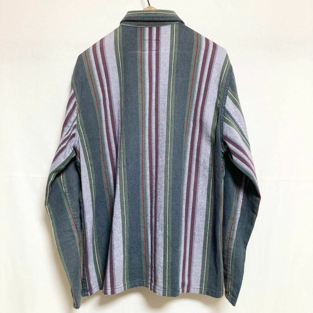 旧タグMサイズ!ENGINEERED GARMENTS マルチストライプJK 旧タグMサイズ!ENGINEERED GARMENTS マルチストライプJK