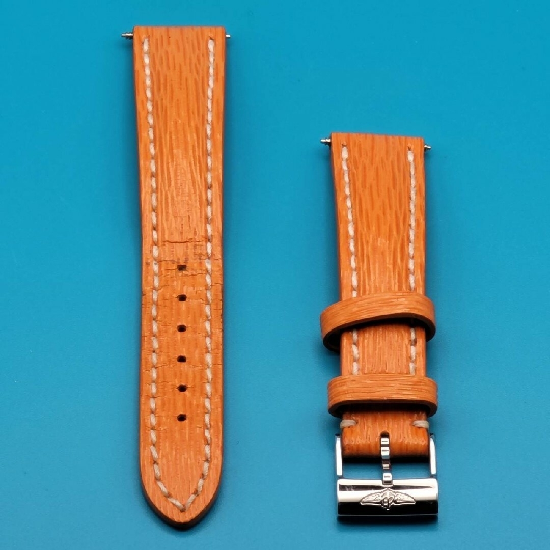 BREITLING - BREITLING用品①【中古】純正 レザーベルト 取付幅 BREITLING - BREITLING用品①【中古】純正 レザーベルト 取付幅