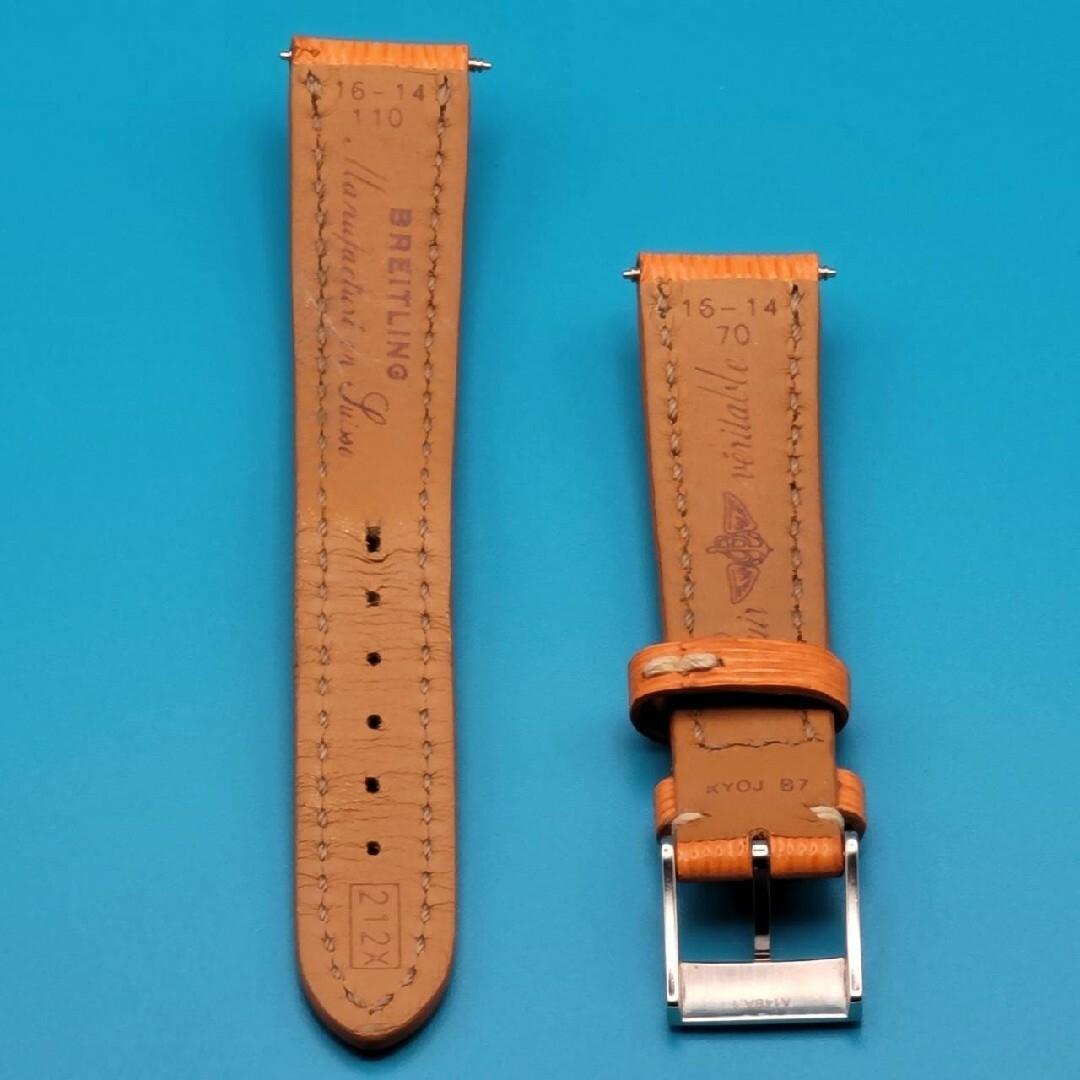 BREITLING - BREITLING用品①【中古】純正 レザーベルト 取付幅 BREITLING - BREITLING用品①【中古】純正 レザーベルト 取付幅