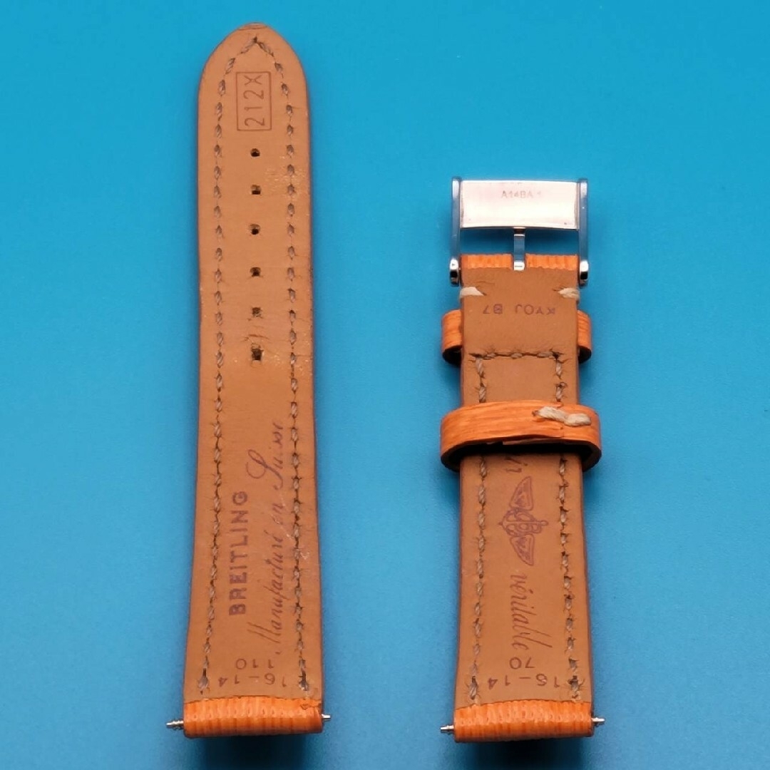 BREITLING - BREITLING用品①【中古】純正 レザーベルト 取付幅 BREITLING - BREITLING用品①【中古】純正 レザーベルト 取付幅