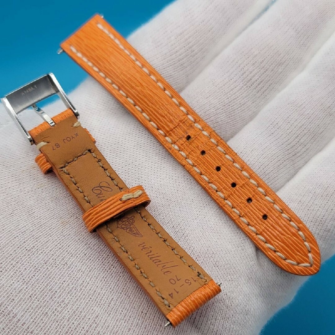 BREITLING - BREITLING用品①【中古】純正 レザーベルト 取付幅 BREITLING - BREITLING用品①【中古】純正 レザーベルト 取付幅