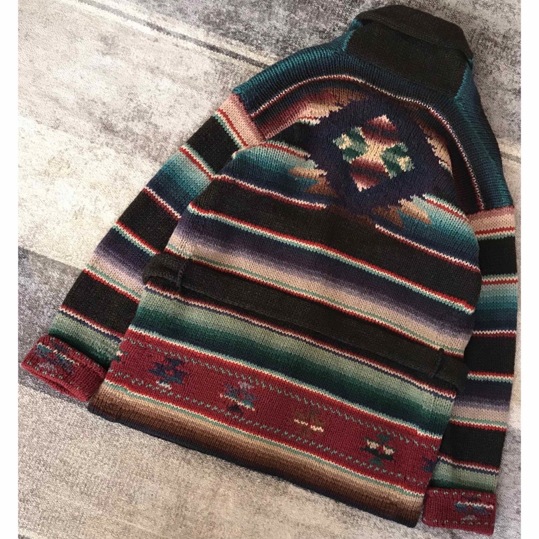 Ralph Lauren - 最高のグラデーション&ネイティブ柄 美配色 90s Ralph Lauren - 最高のグラデーション&ネイティブ柄 美配色 90s