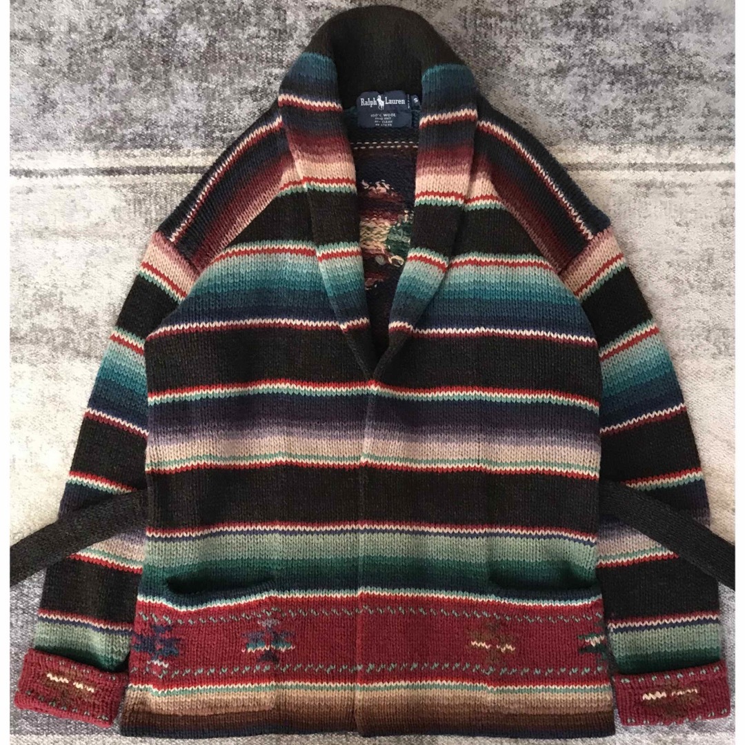 Ralph Lauren - 最高のグラデーション&ネイティブ柄 美配色 90s Ralph Lauren - 最高のグラデーション&ネイティブ柄 美配色 90s