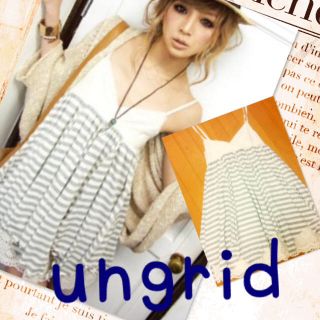 アングリッド(Ungrid)のungrid♡ボーダーワンピ(ミニワンピース)