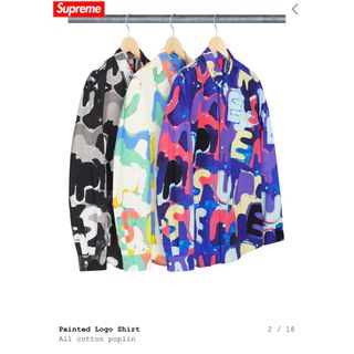 シュプリーム(Supreme)のsupreme Painted Logo Shirt(シャツ)