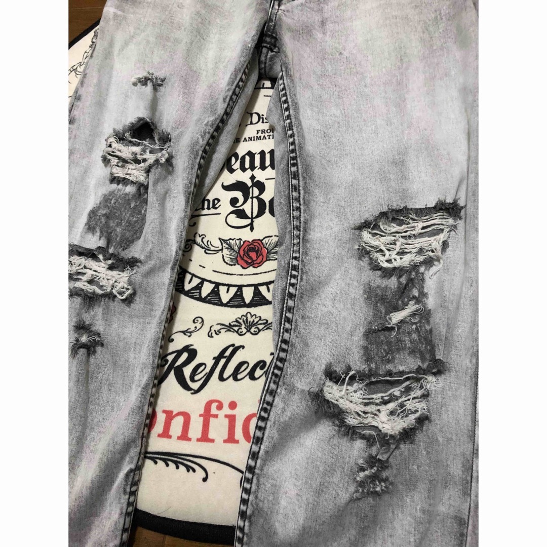 LGB】ルグランブルーS-WOLF ダメージ加工 ストレッチデニム サイズ30 LGB】ルグランブルーS-WOLF ダメージ加工 ストレッチデニム サイズ30