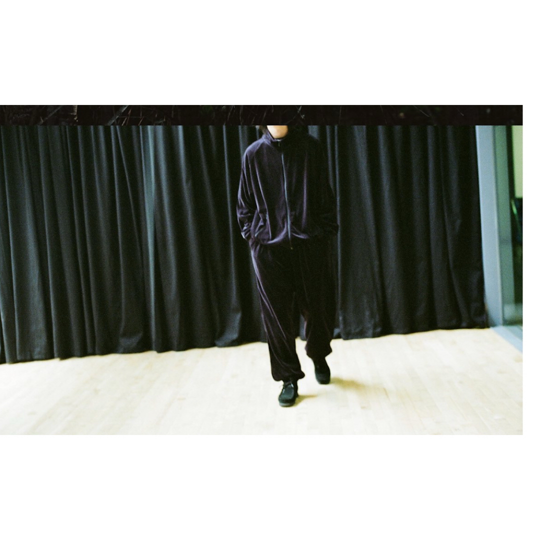 COMOLI ベロアジャージ トラックジャケット 3 22aw COMOLI ベロアジャージ トラックジャケット 3 22aw
