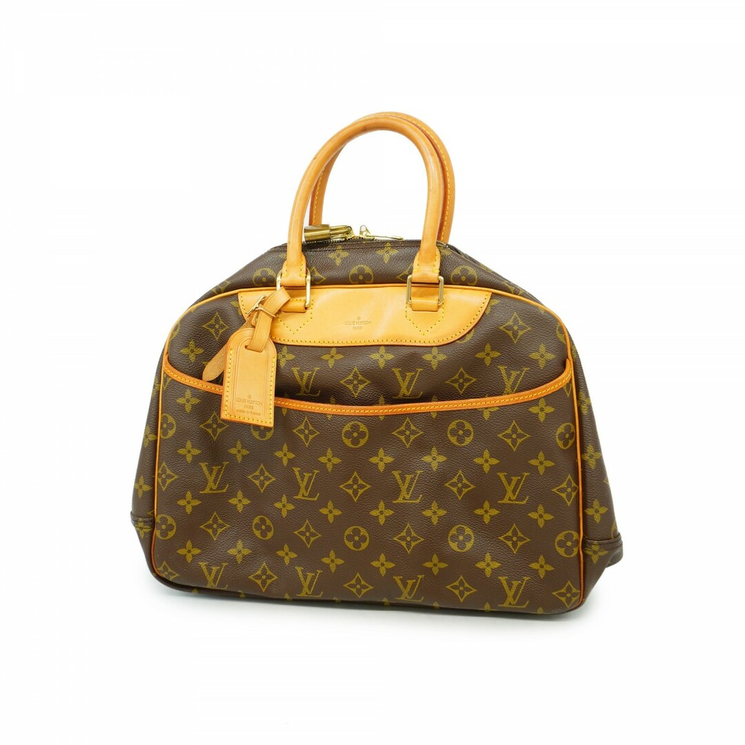 LOUIS VUITTON - 【4ue6456】ルイヴィトン ハンドバッグ モノグラム ドーヴィル M47270 ブラウン【中古】レディース