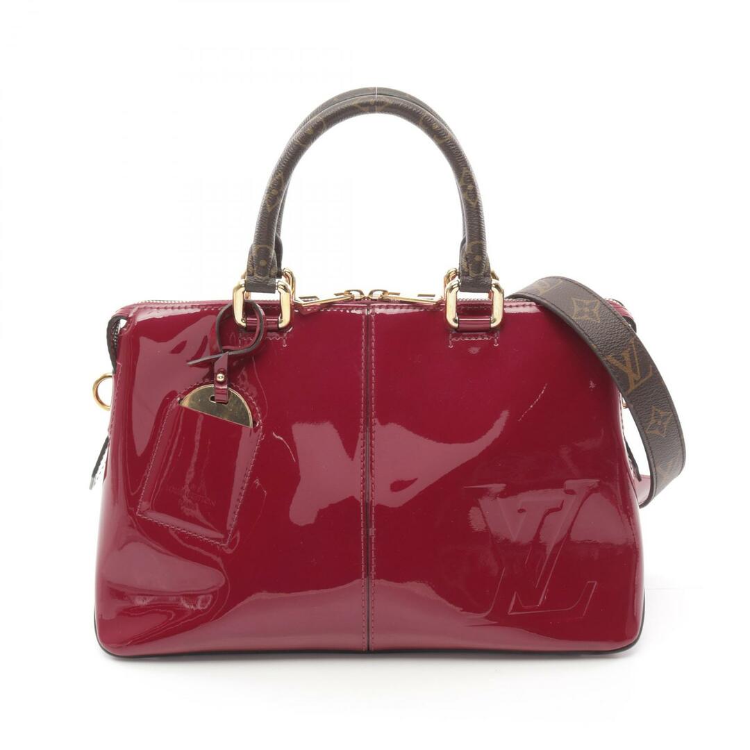 LOUIS VUITTON - ルイ・ヴィトン LOUIS VUITTON トートミロワール ハンドバッグ バッグ パテントレザー PVCコーティングキャンバス モノグラム ヴェルニ レディース パープル系 / ブラウン系 / マジェンダ M54640 【中古】
