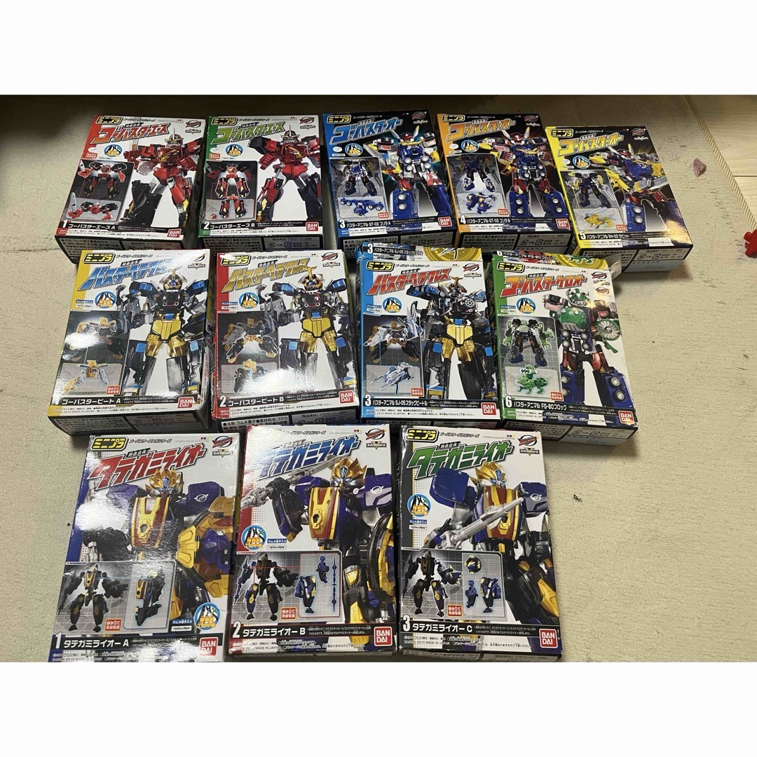 ✨未使用✨ ミニプラ 特命戦隊ゴーバスターズ フルセット ✨未使用✨ ミニプラ 特命戦隊ゴーバスターズ フルセット