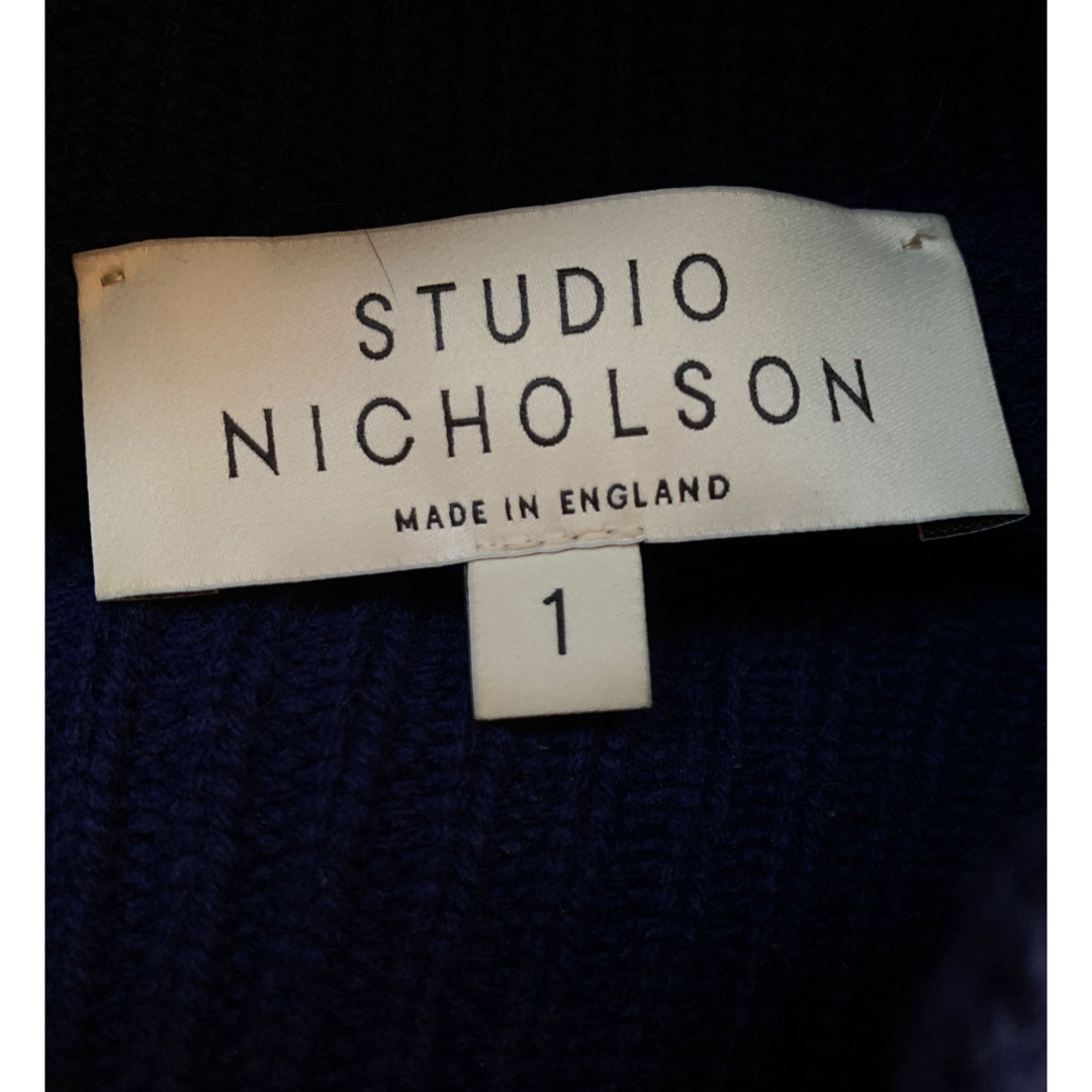 STUDIO NICHOLSON/5GG HIGH COLLAR KNIT STUDIO NICHOLSON/5GG HIGH COLLAR KNIT
