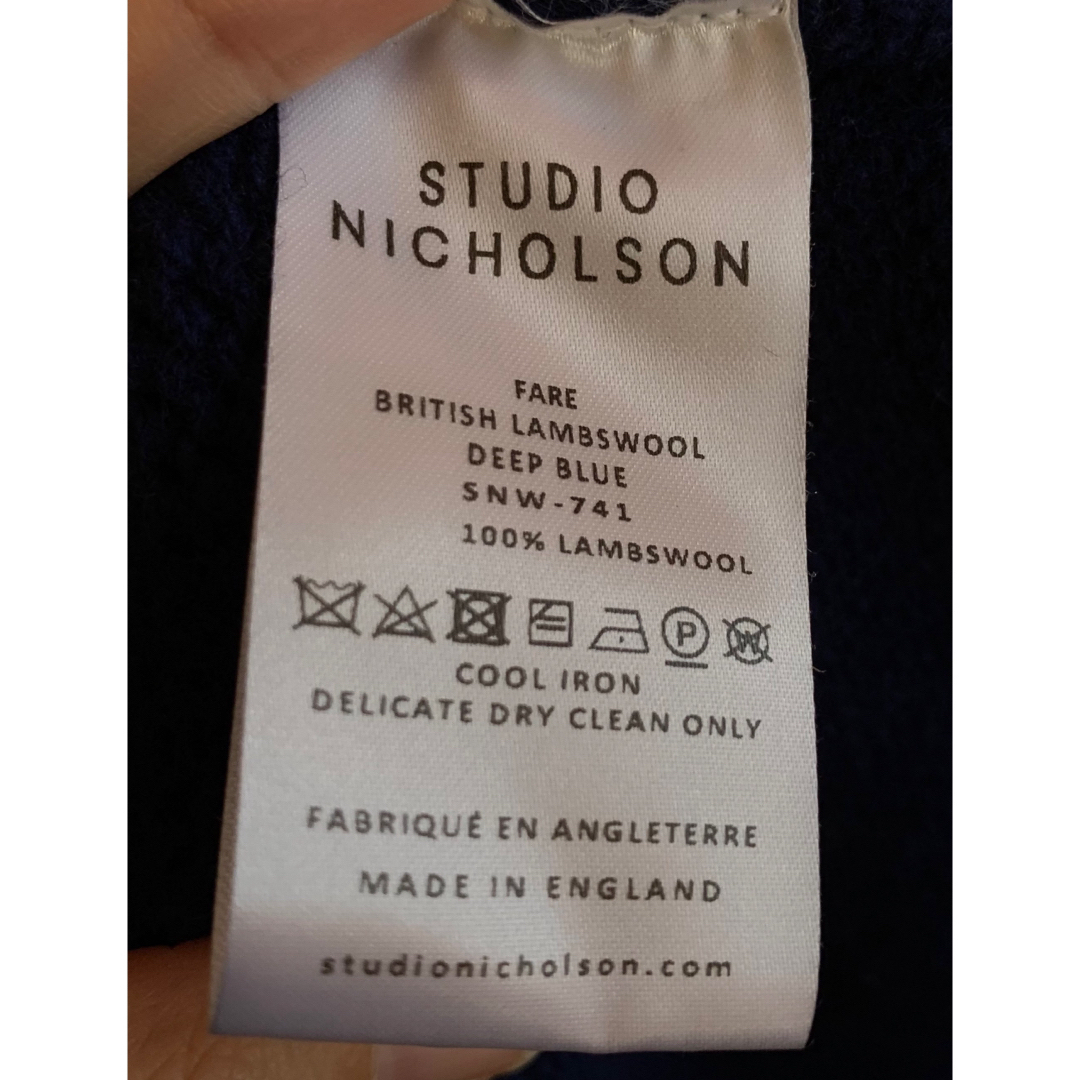 STUDIO NICHOLSON/5GG HIGH COLLAR KNIT STUDIO NICHOLSON/5GG HIGH COLLAR KNIT
