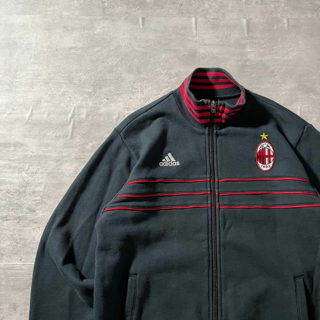 染み込みバックプリント、ACミラン】adidasトラックジャケット 染み込みバックプリント、ACミラン】adidasトラックジャケット
