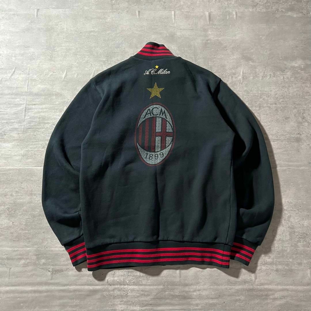 染み込みバックプリント、ACミラン】adidasトラックジャケット 染み込みバックプリント、ACミラン】adidasトラックジャケット