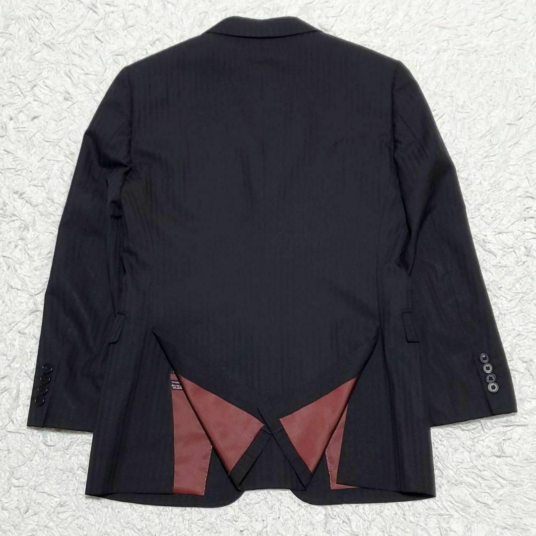 極美品 M バーバリーブラックレーベル スーパー100 シルク 極美品 M バーバリーブラックレーベル スーパー100 シルク