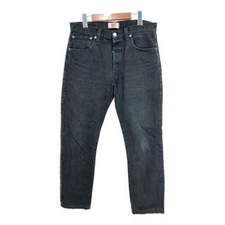 リーバイス(Levi's)のLevi's リーバイス 501 デニムパンツ ブラック (メンズ W32 L32) 中古 古着 S9783(デニム/ジーンズ)
