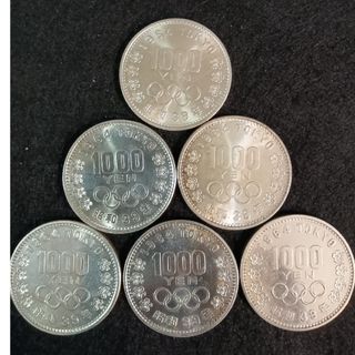 銀貨　東京オリンピック1000円銀貨silver925 地金型銀貨の定番120g(金属工芸)