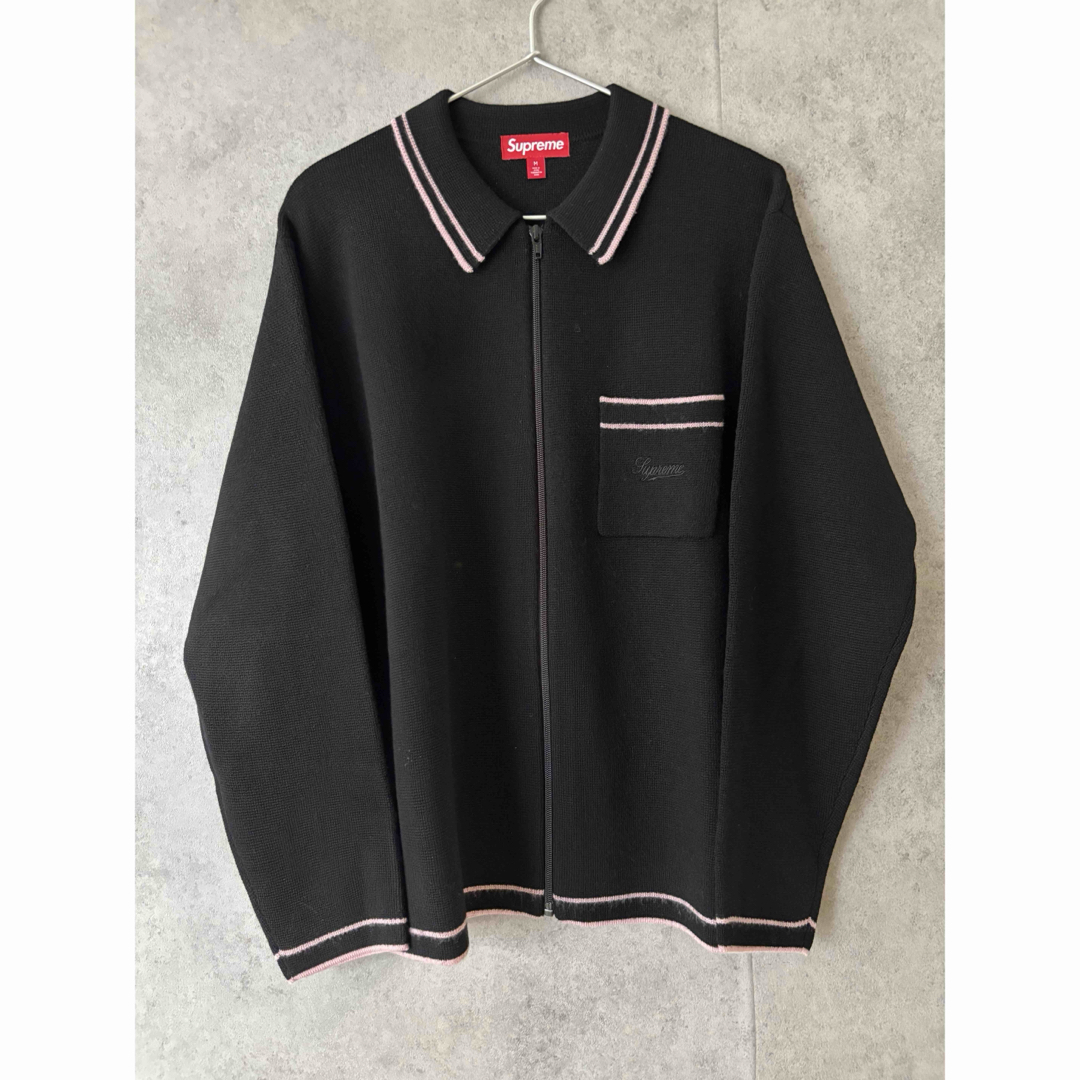 Supreme - シュプリーム SUPREME ジップアップポロニット Supreme - シュプリーム SUPREME ジップアップポロニット