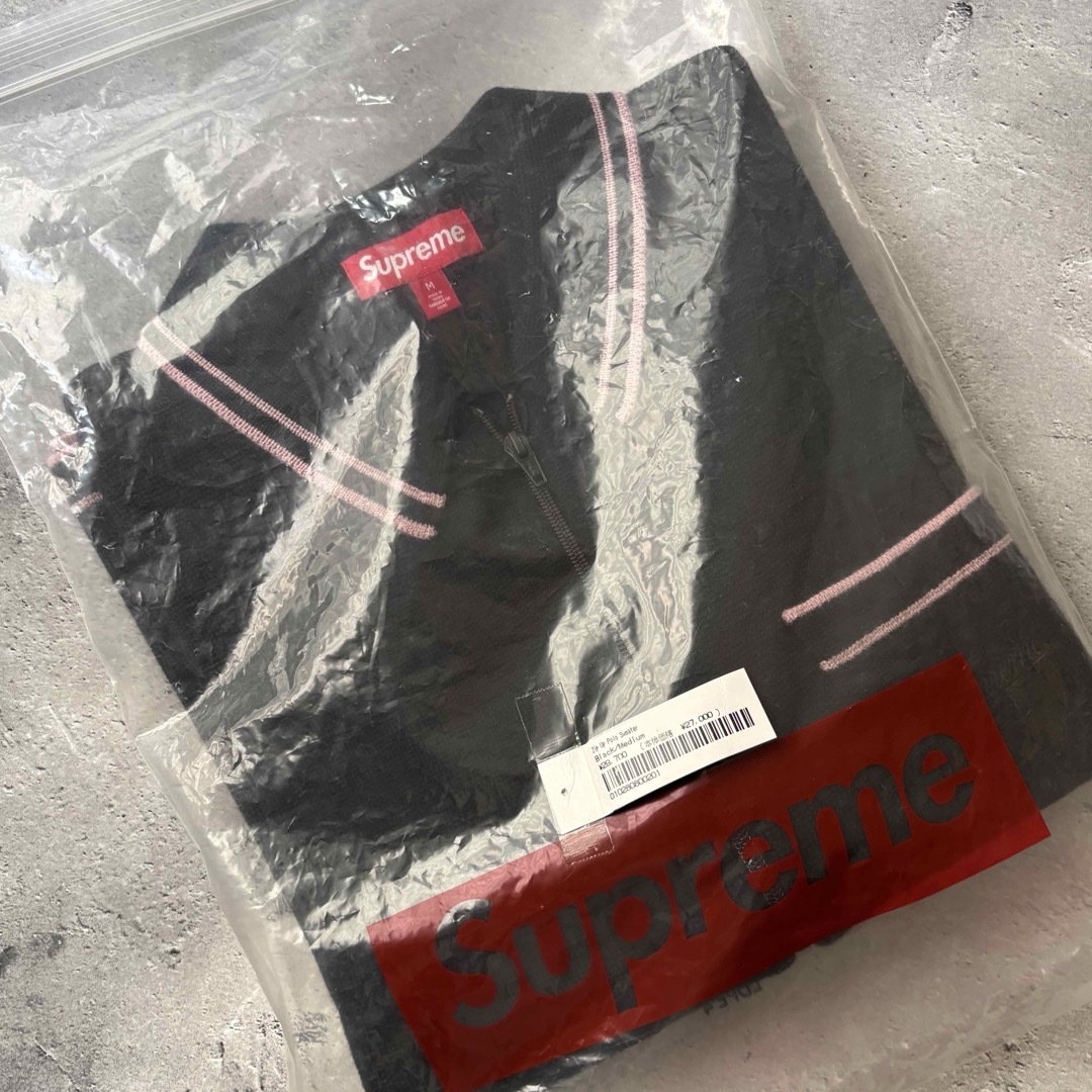 Supreme - シュプリーム SUPREME ジップアップポロニット Supreme - シュプリーム SUPREME ジップアップポロニット