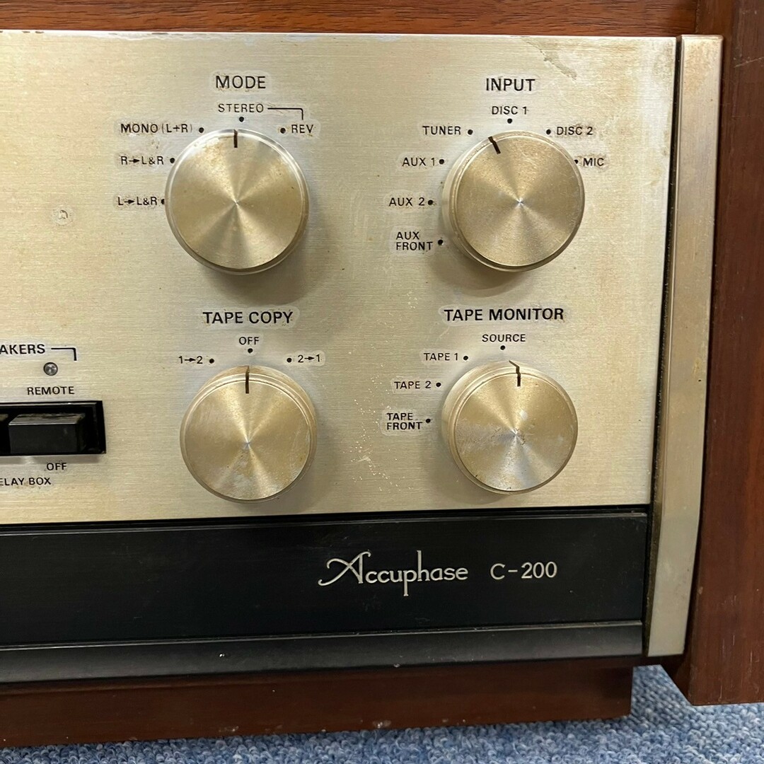 Accuphase C-200 コントロールアンプ アキュフェーズ 1円 Accuphase C-200 コントロールアンプ アキュフェーズ 1円
