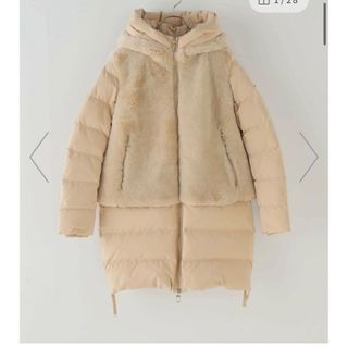 DUNO - 極美品【大きいサイズ42】デュノDUNO フードロングダウン DUNO - 極美品【大きいサイズ42】デュノDUNO フードロングダウン
