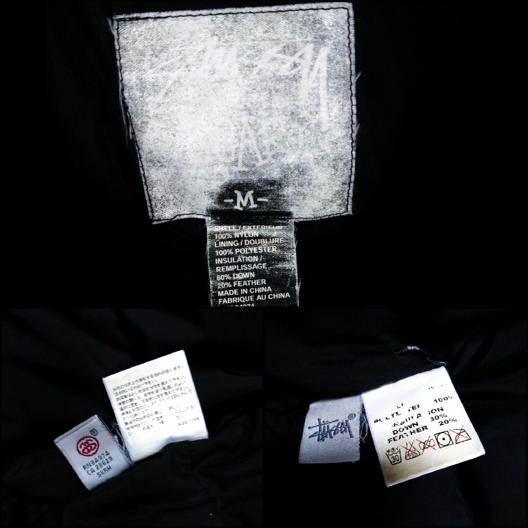 STUSSY - 【STUSSY】00s'vintage ミリタリーダウンジャケット STUSSY - 【STUSSY】00s'vintage ミリタリーダウンジャケット