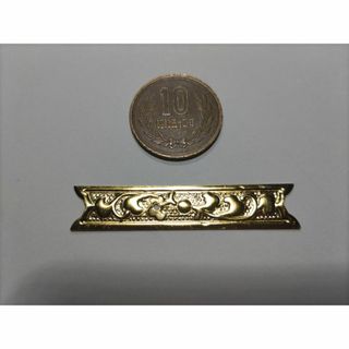 ★☆52ｍｍｘ 10枚【唐草真鍮金具】 仏具、祭り、神輿、山車、飾り真鍮金具(各種パーツ)