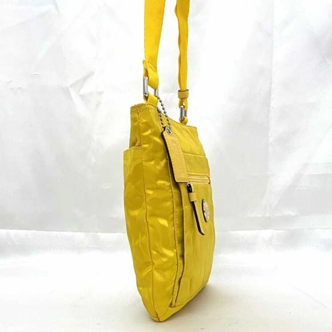 COACH - コーチ ショルダーバッグ イエロー シグネチャー F77408 COACH - コーチ ショルダーバッグ イエロー シグネチャー F77408