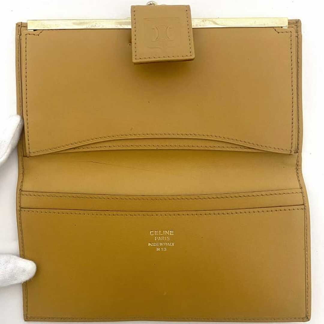 セリーヌ 二つ折り 長財布 ec-21985 ブラウン ベージュ マカダム セリーヌ 二つ折り 長財布 ec-21985 ブラウン ベージュ マカダム