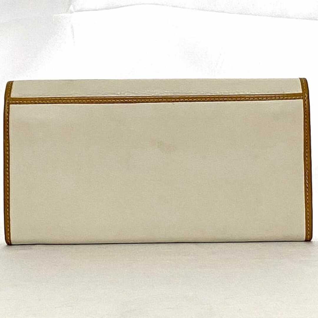 CELINE - セリーヌ 二つ折り 長財布 ホワイト ベージュ マカダム CELINE - セリーヌ 二つ折り 長財布 ホワイト ベージュ マカダム