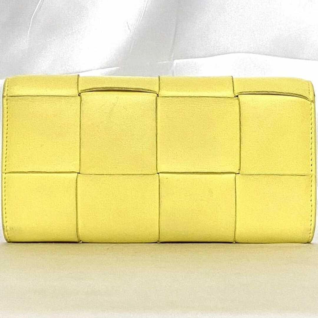 BOTTEGA VENETA - ボッテガヴェネタ 二つ折り 長財布 イエロー BOTTEGA VENETA - ボッテガヴェネタ 二つ折り 長財布 イエロー