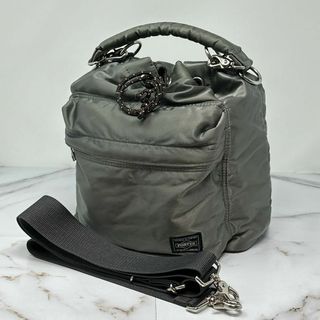 PORTER - PORTER ポーター バルーンサック 2way シルバーグレー PORTER - PORTER ポーター バルーンサック 2way シルバーグレー