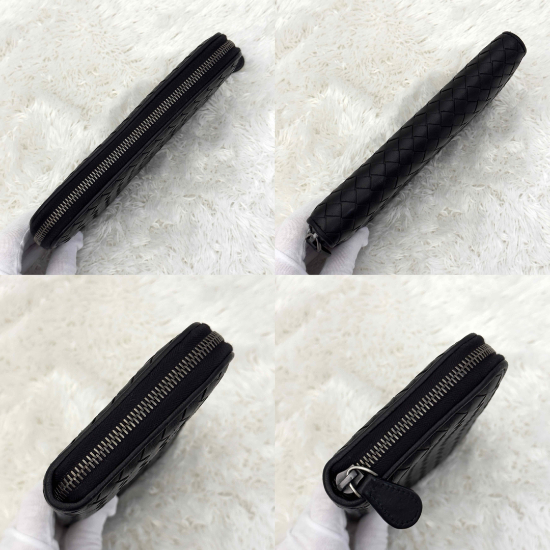美品✨RFID内蔵 ボッテガヴェネタ イントレチャート ラウンド 美品✨RFID内蔵 ボッテガヴェネタ イントレチャート ラウンド