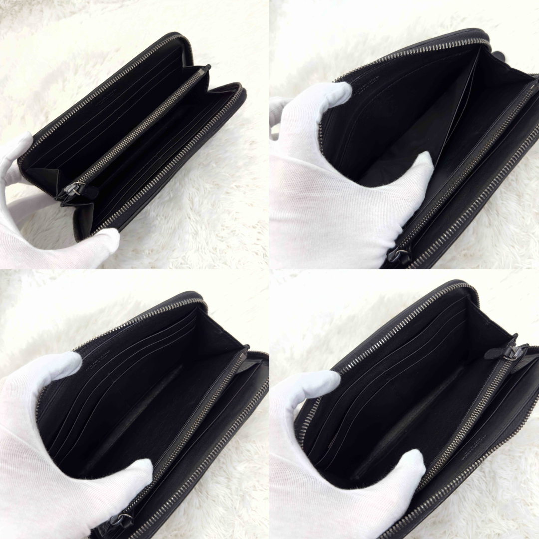 美品✨RFID内蔵 ボッテガヴェネタ イントレチャート ラウンド 美品✨RFID内蔵 ボッテガヴェネタ イントレチャート ラウンド