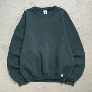 00年代 RUSSELL ATHLETIC ラッセル アスレチックス ブランクスウェットシャツ 無地 メンズM(スウェット)