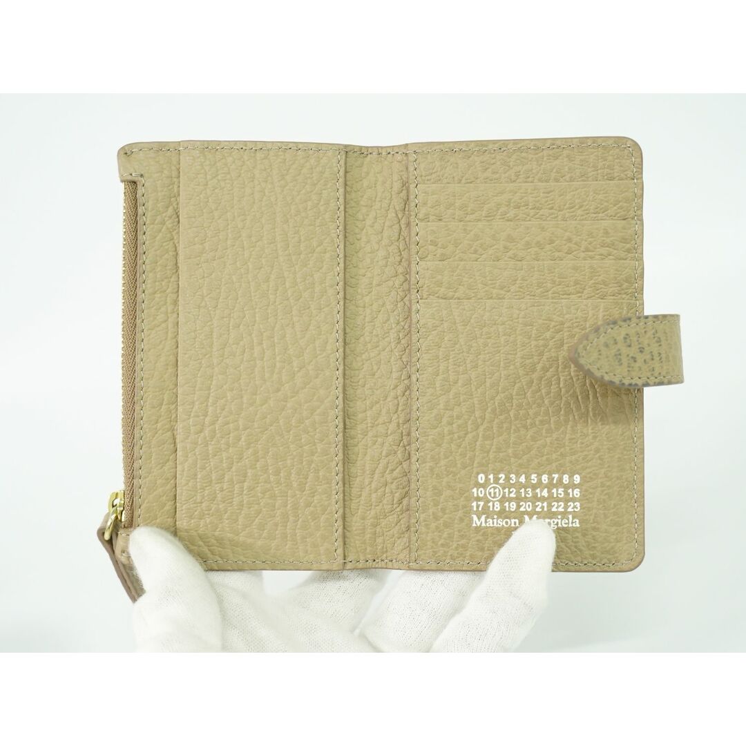 本物 メゾンマルジェラ Maison Margiela レザー 二つ折り 折財布 本物 メゾンマルジェラ Maison Margiela レザー 二つ折り 折財布