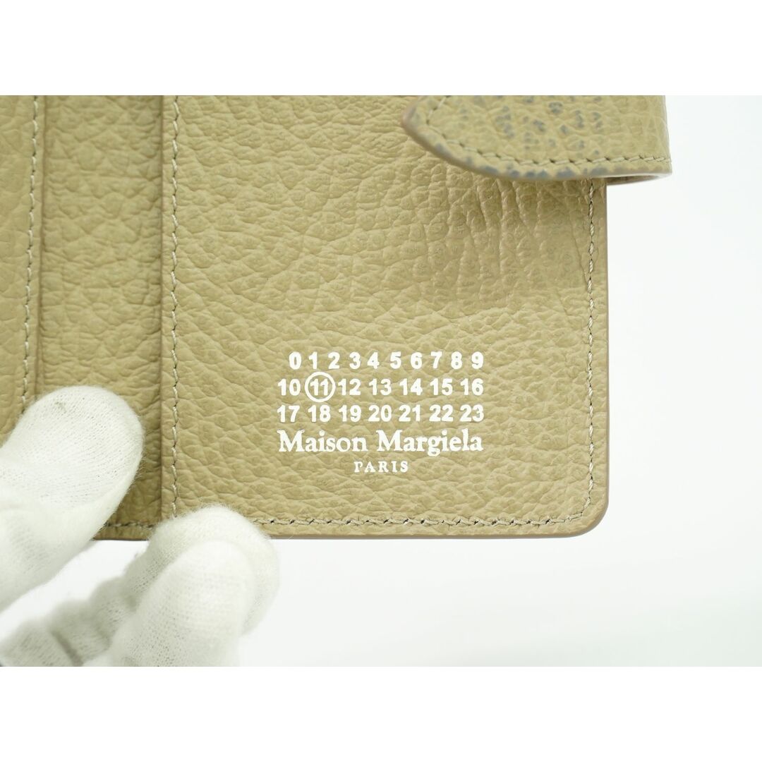 本物 メゾンマルジェラ Maison Margiela レザー 二つ折り 折財布 本物 メゾンマルジェラ Maison Margiela レザー 二つ折り 折財布