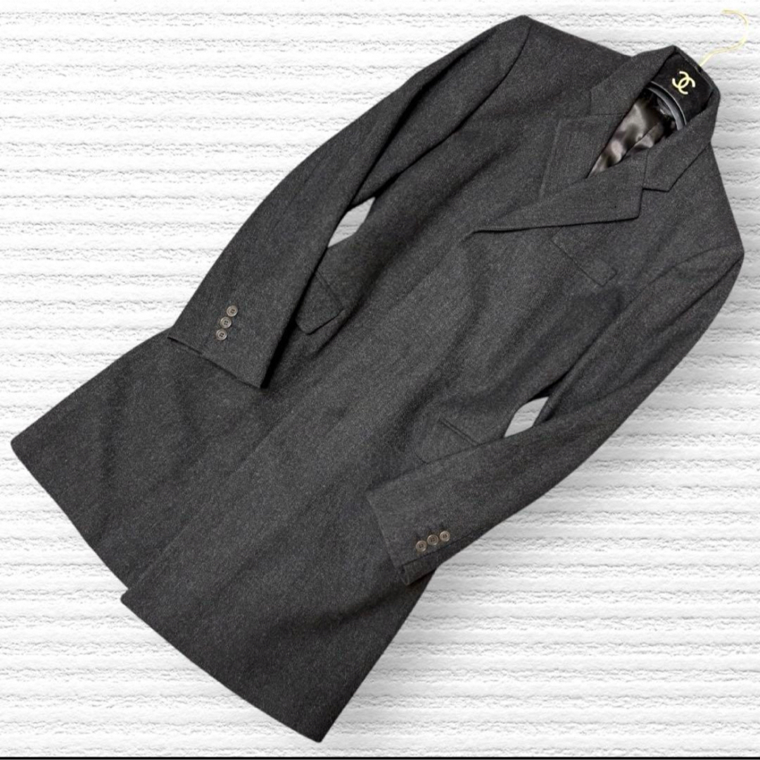 HELMUT LANG - 良品 HELMUT LANG チェスターコート シングル HELMUT LANG - 良品 HELMUT LANG チェスターコート シングル
