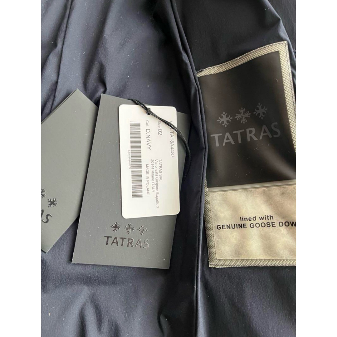 TATRAS - 美品 TATRAS ネイビー ダウンジャケット 02サイズの TATRAS - 美品 TATRAS ネイビー ダウンジャケット 02サイズの