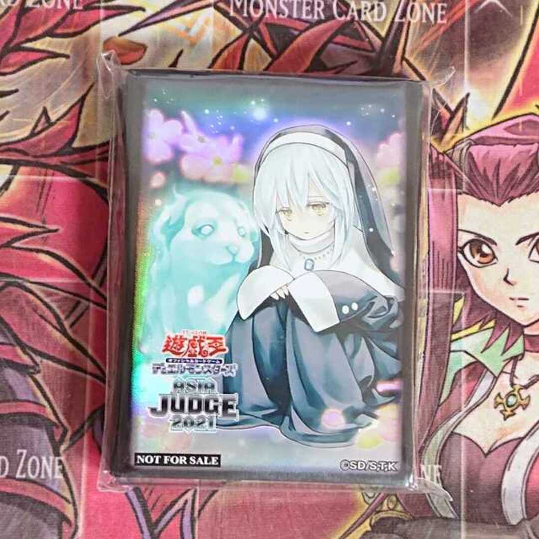 超希少・未開封】遊戯王 公式 儚無みずき スリーブ アジア版 Judge 超希少・未開封】遊戯王 公式 儚無みずき スリーブ アジア版 Judge