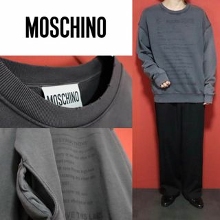 MOSCHINO - 【希少】MOSCHINO 2019年 ダメージデザイン タグ MOSCHINO - 【希少】MOSCHINO 2019年 ダメージデザイン タグ