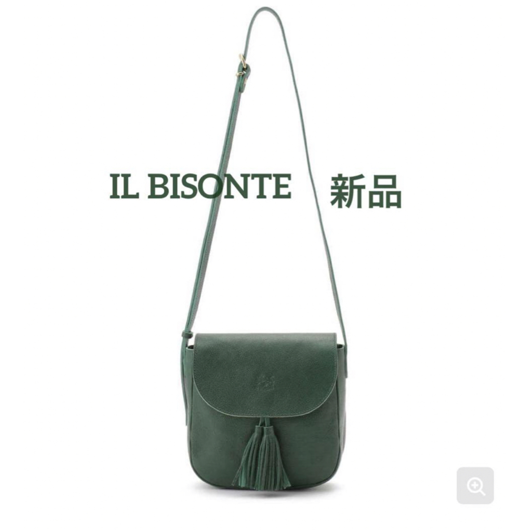 イルビゾンテ ショルダーバッグ タッセル グリーン 緑 まちあり 新品 イルビゾンテ ショルダーバッグ タッセル グリーン 緑 まちあり 新品