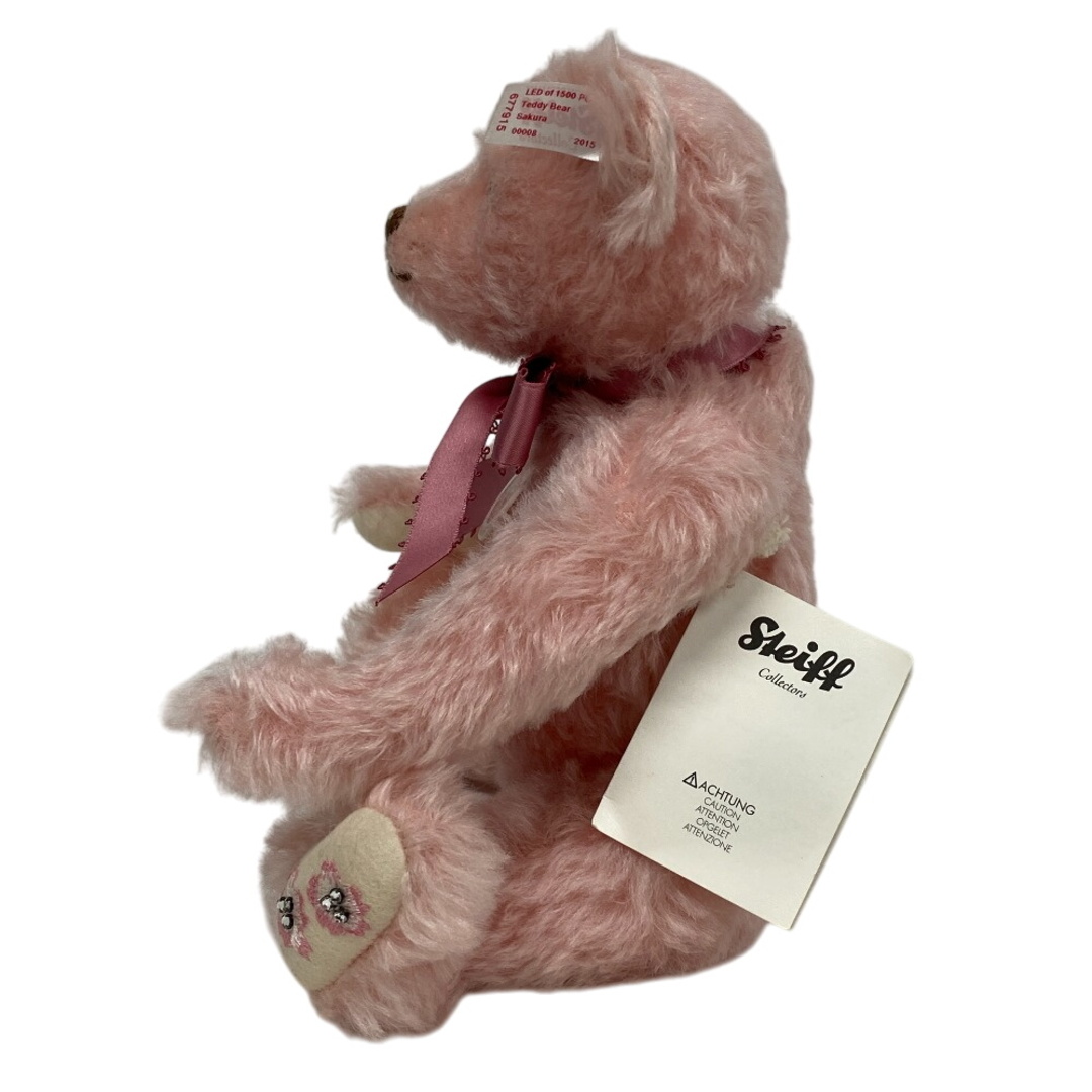 シュタイフ Steiff ぬいぐるみ 677915 SAKURA テディベア 2015 アジア限定1500体 No.00008 ピンクの通販 by ブランドじぇいそんラクマ店 |ラクマ シュタイフ Steiff ぬいぐるみ 677915 SAKURA テディベア 2015 アジア限定1500体 No.00008 ピンクの通販 by ブランドじぇいそんラクマ店 |ラクマ