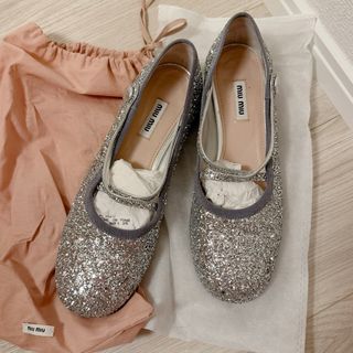 品質が 新品未使用!miumiu - MIU MIU プラットフォームバレエ shop|ミュウミュウならラクマ maple's by 37の通販 靴