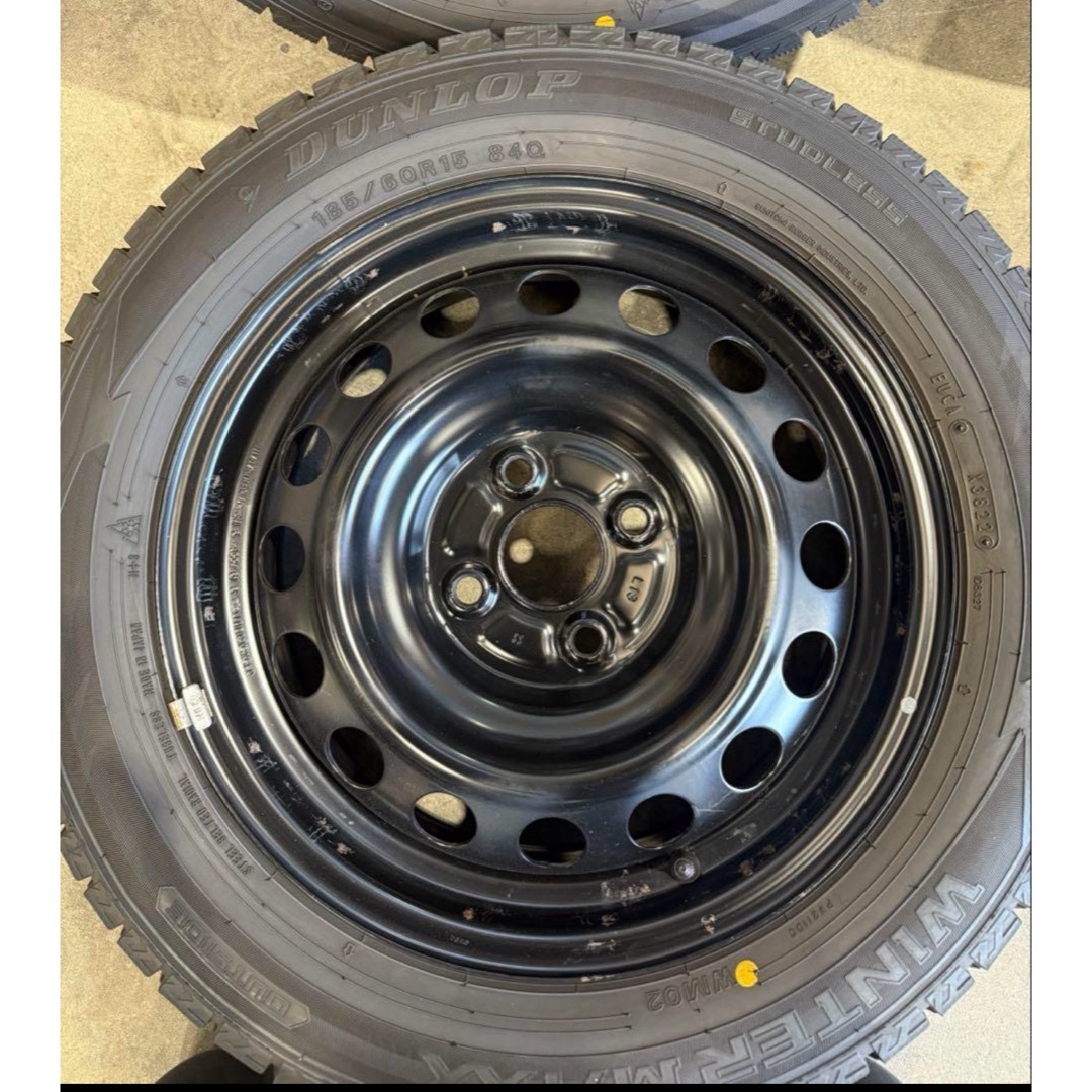 M037⭐︎185/60R15 DUNLOP スタッドレス スチールセット M037⭐︎185/60R15 DUNLOP スタッドレス スチールセット